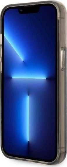 Karl Lagerfeld KLHCP14LLCRSGRK Apple iPhone 14 Pro 6,1″ juodos spalvos kietas dėklas Liquid Glitter RSG