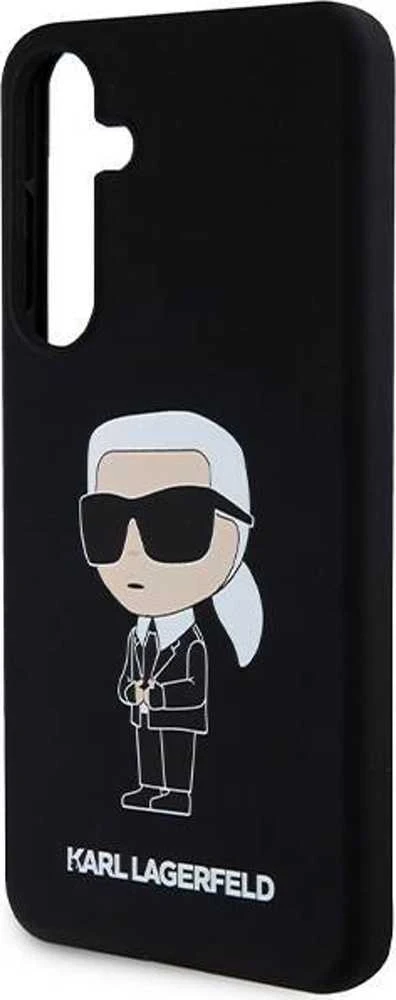 Karl Lagerfeld KLHCS24MSNIKBCK S24+ S926 kietas dėklas juodos spalvos Silicone Ikonik