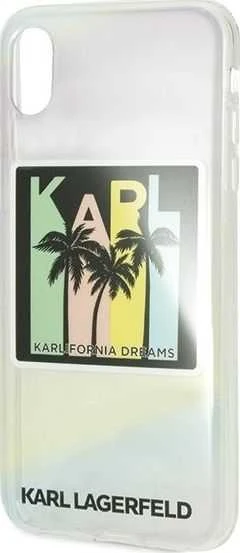 Karl Lagerfeld KLHCI65IRKD Apple iPhone Xs Max kietas dėklas Kalifornia Dreams
