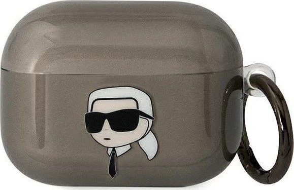 Karl Lagerfeld KLAPHNIKTCK AirPods Pro dėklas juodos spalvos Karl`s Head