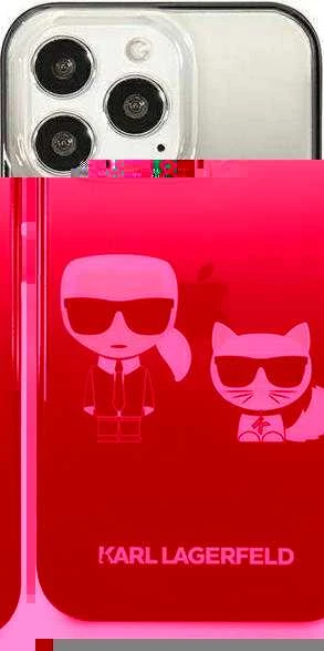 Karl Lagerfeld KLHCP13LTGKCK Apple iPhone 13 Pro / 13 6,1″ kietas dėklas juodos spalvos Gradient Ikonik Karl & Cho