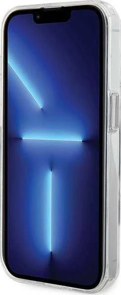 Karl Lagerfeld KLHMP15XHMRSKHH Apple iPhone 15 Pro Max 6.7″ baltos spalvos kietas dėklas Ring Stand Karl Head MagSafe