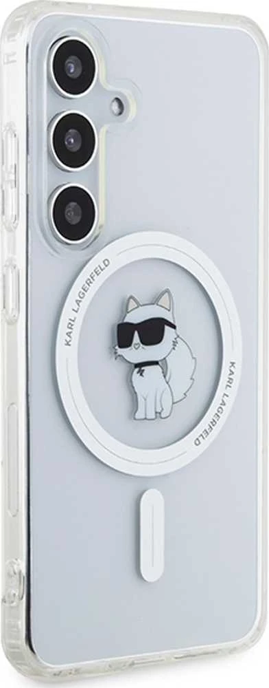 Karl Lagerfeld dėklas, skirtas Samsung Galaxy S24 KLHMS24SHFCCNOT permatomas HC MAGSAFE IML C