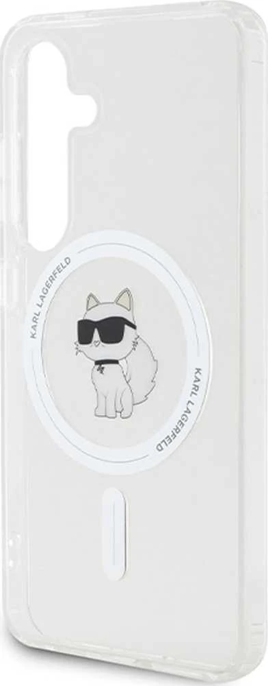 Karl Lagerfeld dėklas, skirtas Samsung Galaxy S24 KLHMS24SHFCCNOT permatomas HC MAGSAFE IML C