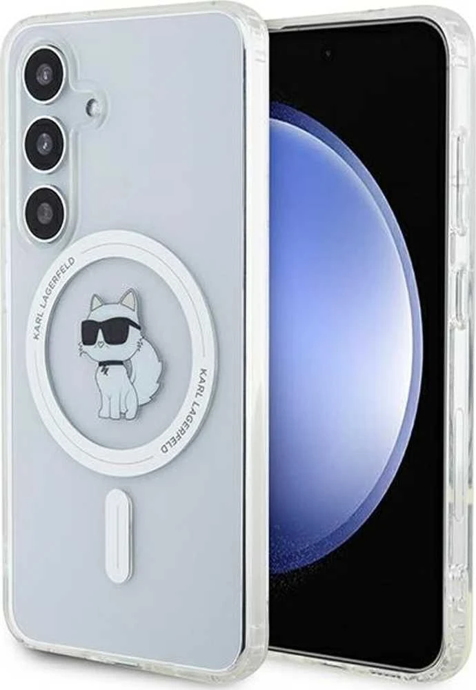 Karl Lagerfeld dėklas, skirtas Samsung Galaxy S24 KLHMS24SHFCCNOT permatomas HC MAGSAFE IML C