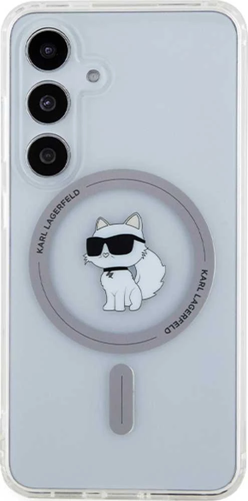 Karl Lagerfeld dėklas, skirtas Samsung Galaxy S24 KLHMS24SHFCCNOT permatomas HC MAGSAFE IML C