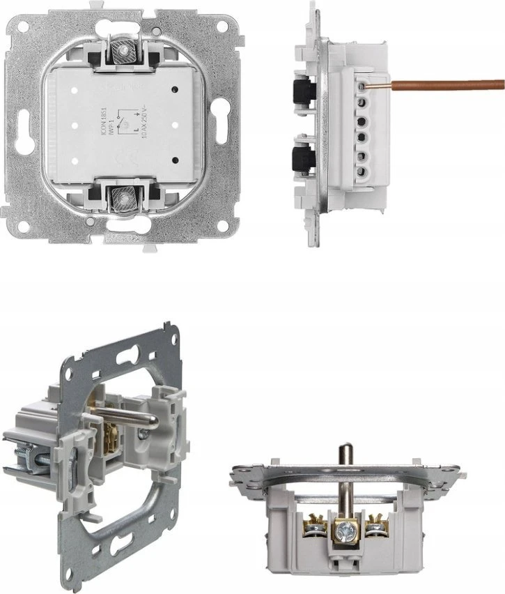 Karlik Elektrotechnik 27IWP-1 ICON Vienpolio jungiklio mechanizmas matinis pilkas 27IWP-1