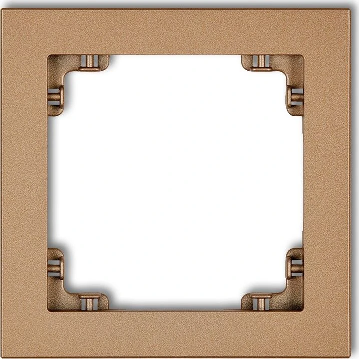 Karlik Elektrotechnik 8DR-1 DECO Ramka pojedyncza auksinė metalik 8DR-1