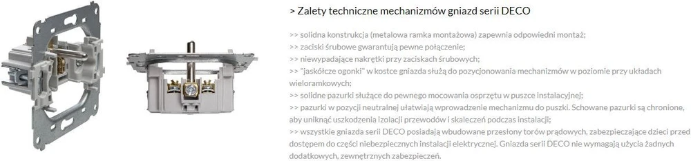 Karlik Deko antenos lizdai 2 SAT išėjimai + TV balta (DGSN)