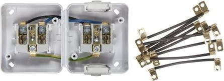 Karlik Elektrotechnik 30GHE-2 JUNIOR Lizdas podwójne su/u (klapka grafito) šviesiai pilka / grafito IP54 30GHE-2