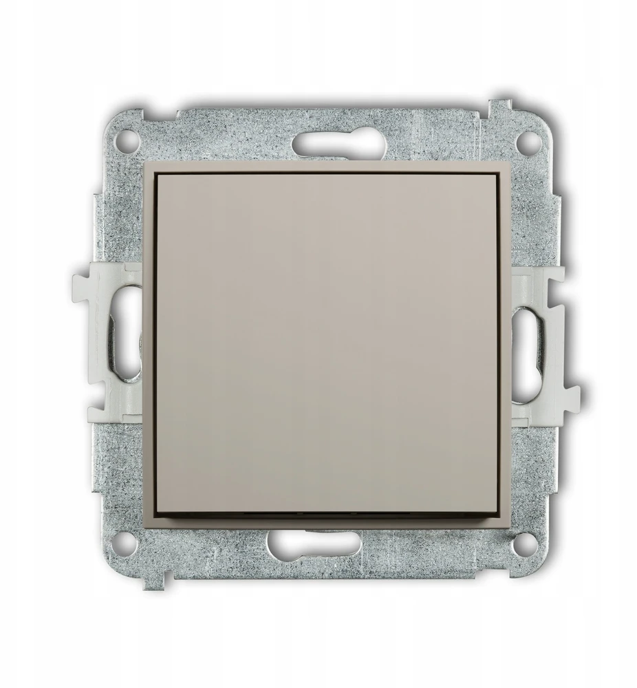 Karlik Elektrotechnik 60MWP-3.1 MINI Laiptinės perjungimo mechanizmas (vienas mygtukas be piktogramos) taupe 60MWP-3.1