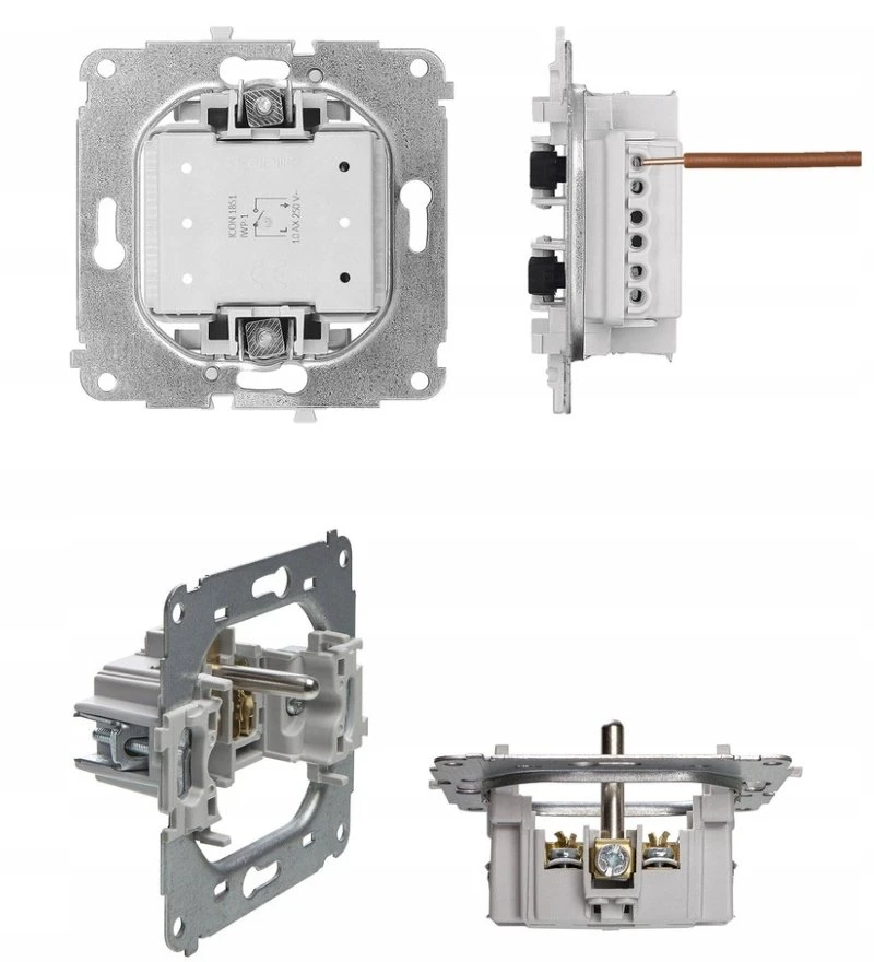 Karlik Elektrotechnik 12IWP-5 ICON Jungiklio mechanizmas, šviesus, matinė juoda 12IWP-5