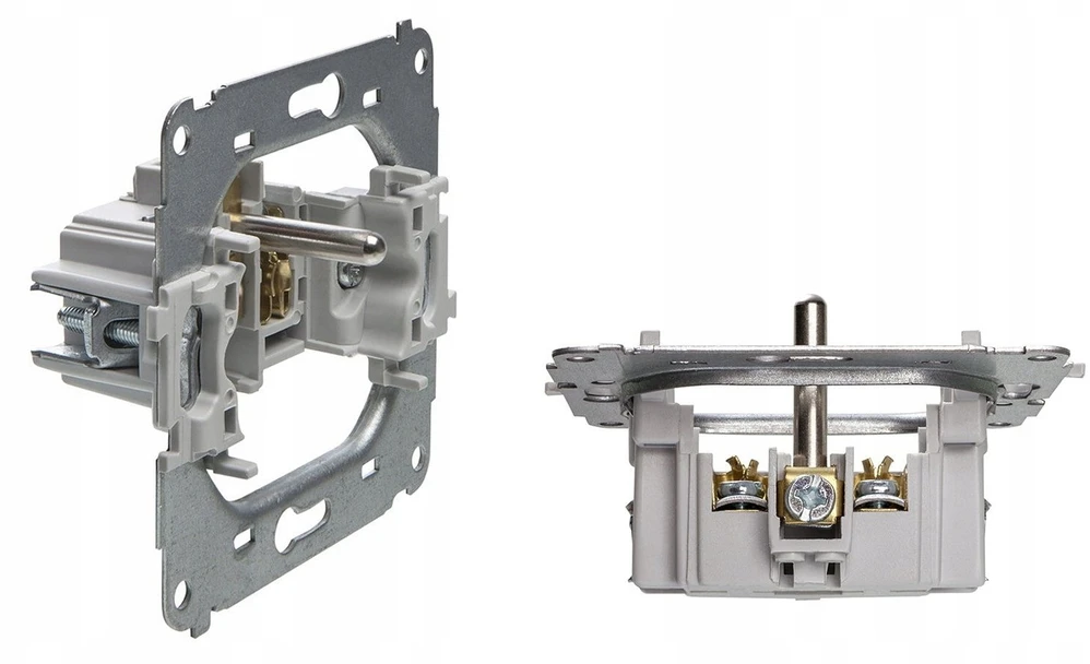 Karlik Elektrotechnik 25MWPUS-1 MINI Vienpolio jungiklio mechanizmas amerikietiško stiliaus matinis baltas 25MWPUS-1