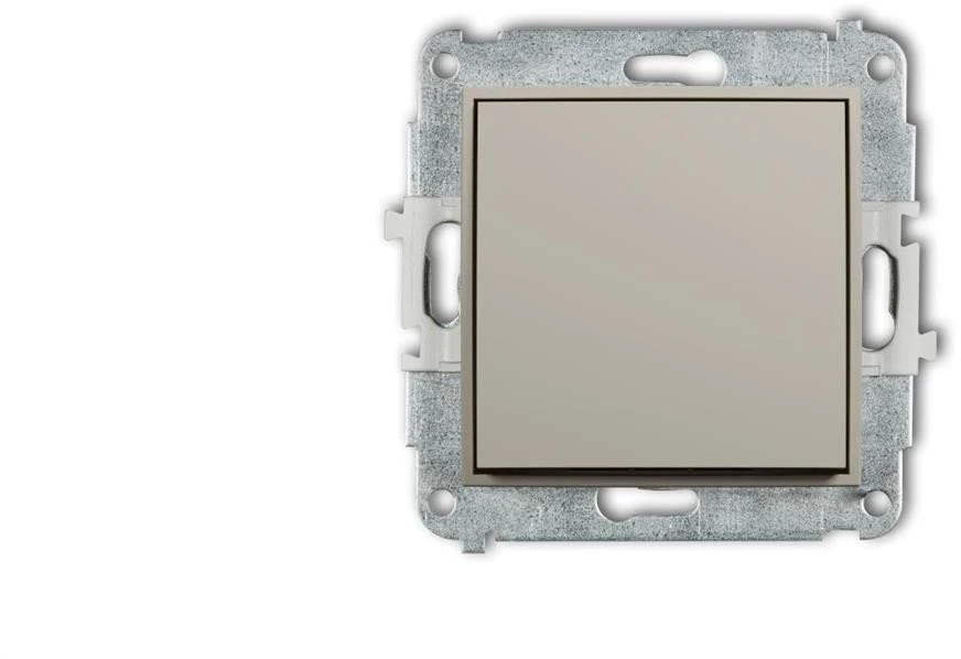 Karlik Elektrotechnik 60MWP-6.1 MINI Kryžminio jungiklio mechanizmas (vienas klavišas be piktogramos) taupe 60MWP-6.1