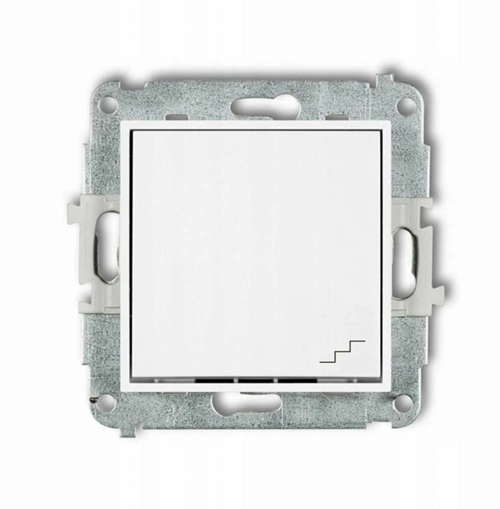 Karlik Elektrotechnik 25MWP-3 MINI Laiptų jungiklio mechanizmas baltas matinis 25MWP-3