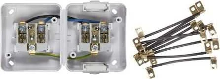 Karlik Elektrotechnik 4GHE-3 JUNIOR Lizdas potrójne su/u (klapka ruda) ruda IP54 4GHE-3