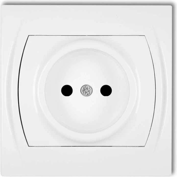 Karlik Elektrotechnik LGP-1p LOGO Lizdas single b/u balta LGP-1p