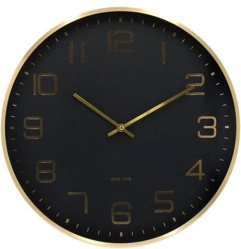 Karlsson ELEGANCE GLOW sieninis laikrodis, Ø 40 cm