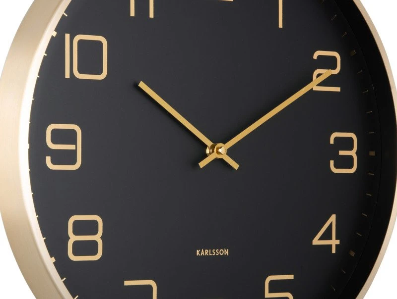 Karlsson ELEGANCE GLOW sieninis laikrodis, Ø 40 cm