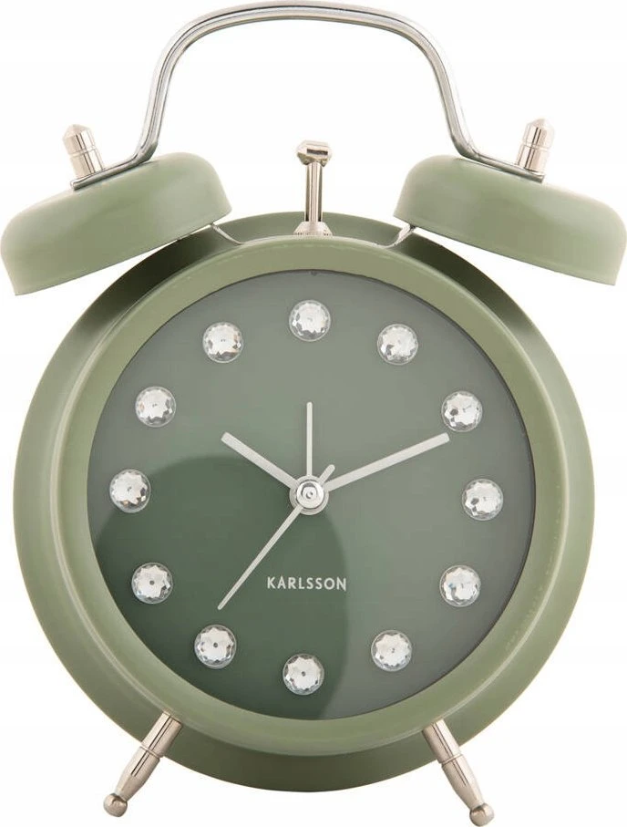Karlsson Žadintuvas glamour GLAM DIAMONDS, Ø 11,8 cm