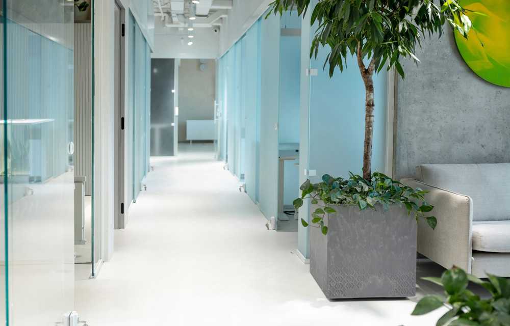 Lamela Gėlių stovas KARO 800x400x400 betonas ECO recycled - šviesiai pilkas betonas LA936-70 Lamela