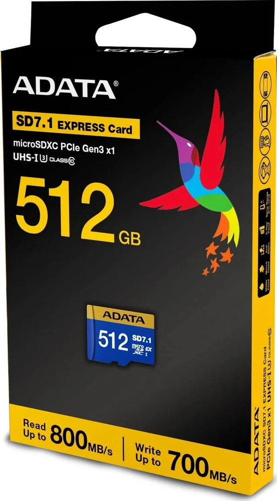Micro SDXC atminties kortelė 512GB SD7.1 UD512GEX3L1-C ADATA
