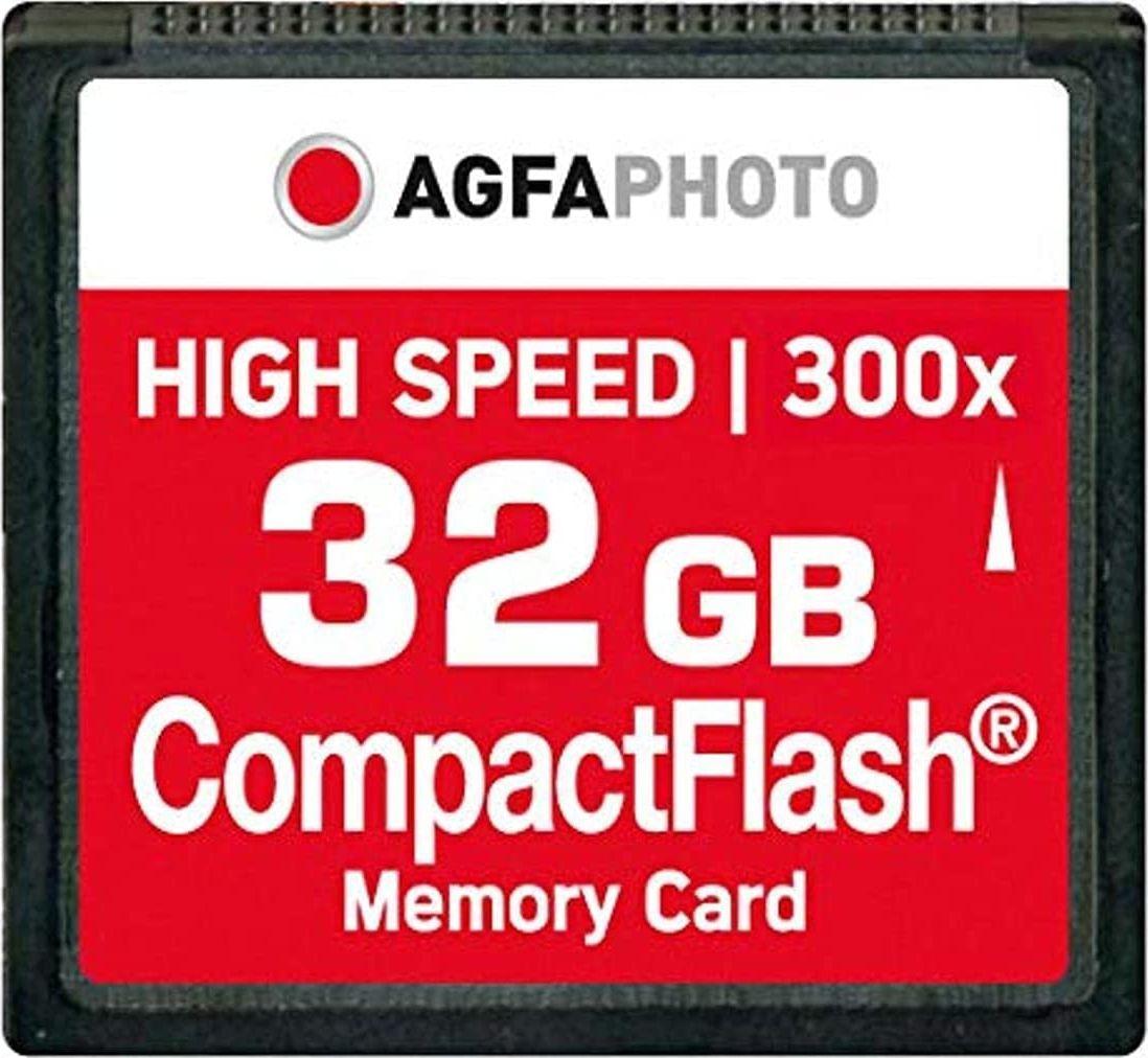 Atminties kortelė AgfaPhoto Compact Flash 32GB didelės spartos 300x MLC