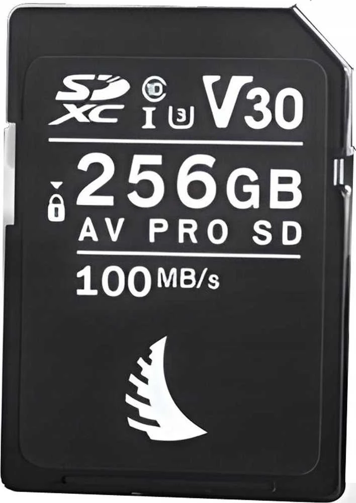 Angelbird AV PRO SD 256GB kortelė su V30 greičio žyma