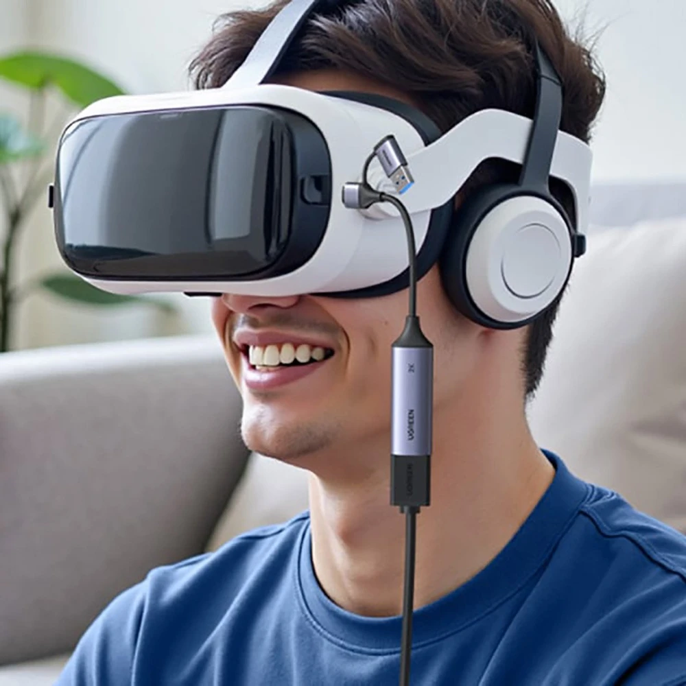 Ugreen Vaizdo įrašymo adapteris 2K@30Hz HDMI -> USB-A/USB-C