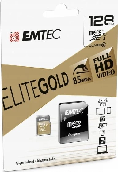 Emtec EliteGold 256 GB Micro SDXC UHS-I Klasės 10