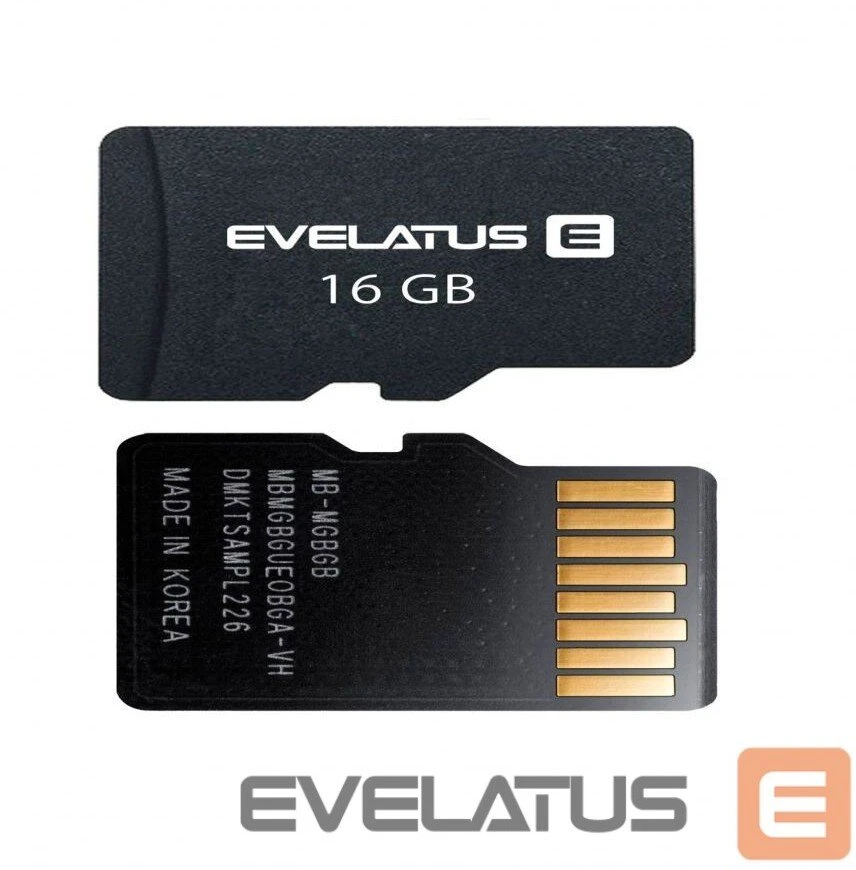 Atminties kortelė Karta Evelatus Pamięci Universal Micro Card SD 16GB 3.0 EMC01 W:20mb/s, R:60mb/s (ETFC16GB)