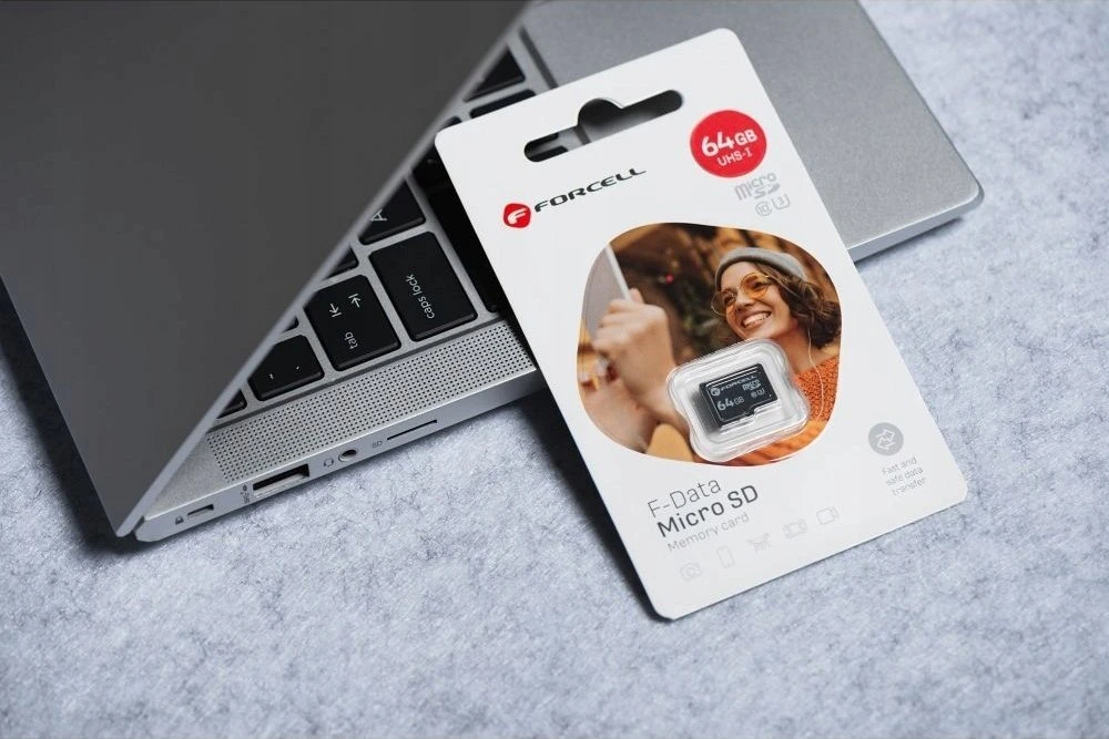 FORCELL F-DATA atminties kortelė 64GB UHS-I U3 10 klasė
