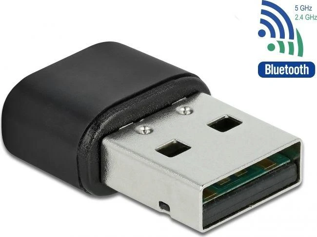 Nedis DELOCK USB WiFi adapteris AC 433 Mbps dviejų juostų 2,4/5GHz vidinės antenos su Bluetooth 4.2