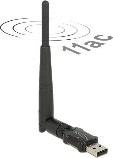 „Delock“ WLAN USB 2.0 atmintinė, dviejų dažnių juosta 2,4/5 GHz WLAN_AC 433