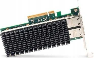 Digitus Skaitmenas | 10Gbps dviejų prievadų Ethernet serverio adapteris PCIe X8, Intel X540 BT2 | DN-10163