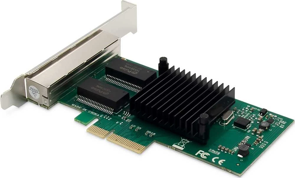 Assmann Electronic DIGITUS 4 Port RJ45 Intel I350 Server NIC