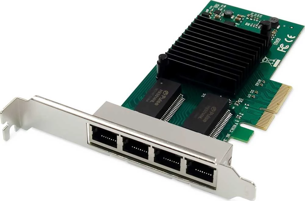 Assmann Electronic DIGITUS 4 Port RJ45 Intel I350 Server NIC