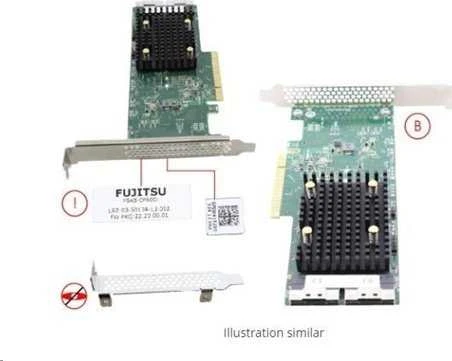Reikalingas Fujitsu PRAID CP600i FH/LP DĖMESIO kabelio RINKINYS
