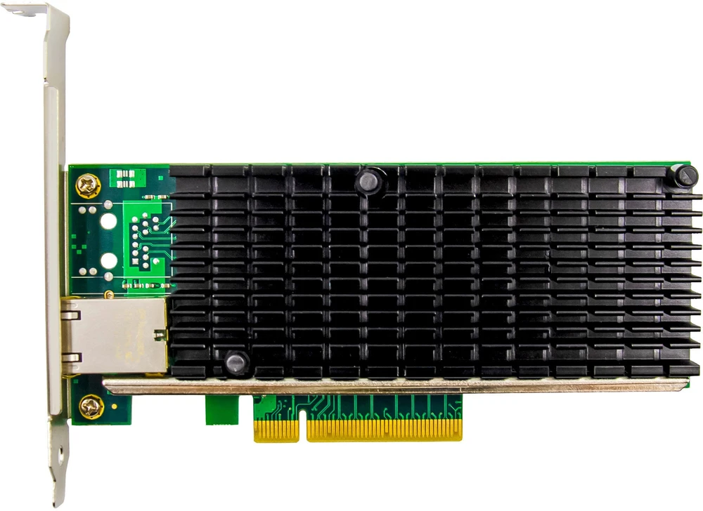 Karta jungiama į tinklą InLine ® 10-Gigabit karta jungiama į tinklą, 1x RJ45 10Gb/s, PCIe x8, w tym. płyta slotowa LP