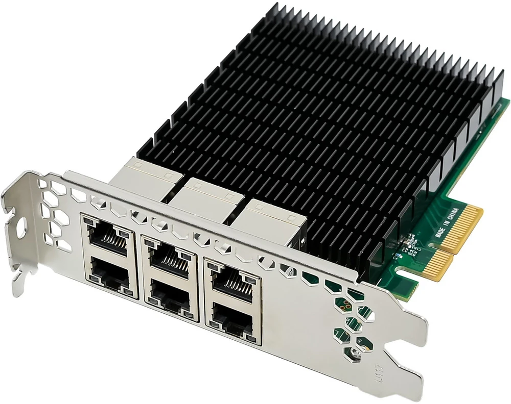 Karta jungiama į tinklą InLine ® 6-krotny Gigabit karta jungiama į tinklą 6x RJ45 1 Gb/s PCIe x4