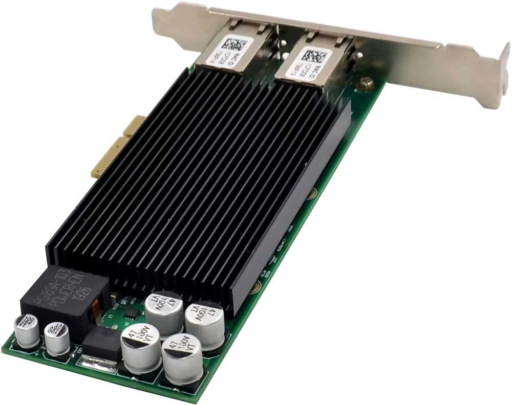 Karta jungiama į tinklą InLine ® Dual Gigabit karta jungiama į tinklą 2x RJ45 1 Gb/s PCIe x4 PoE+