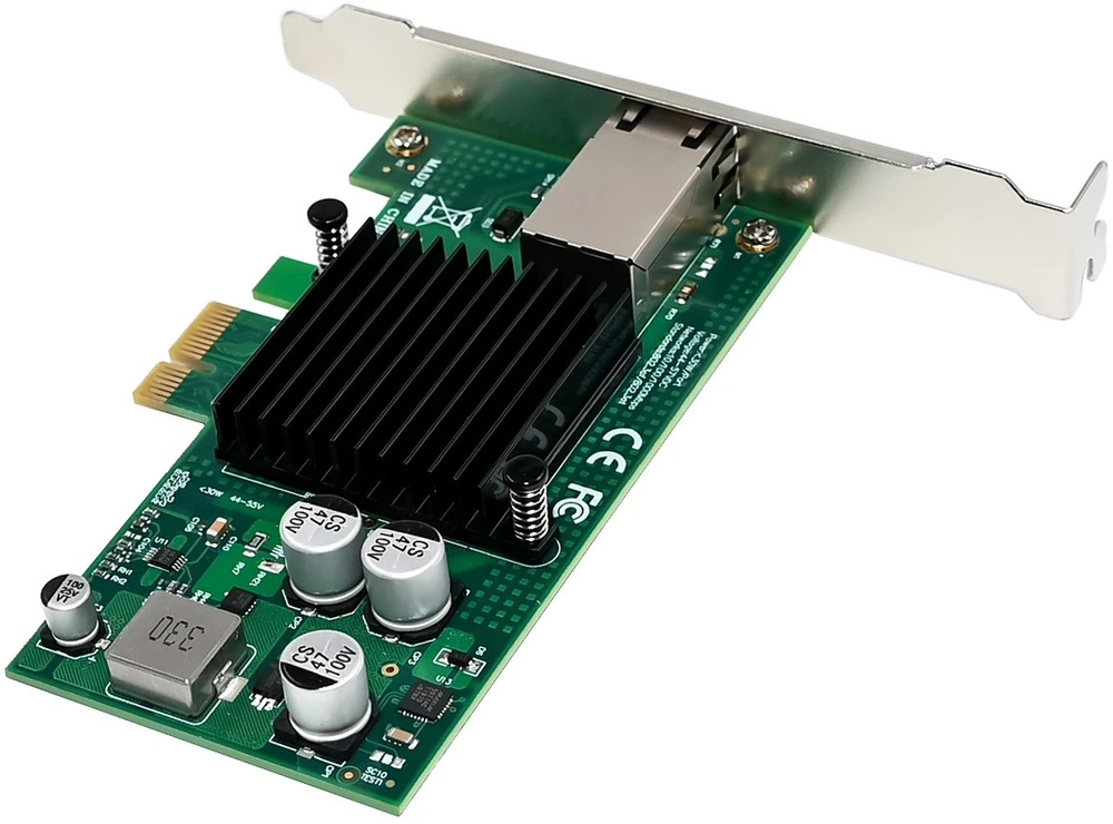 Karta jungiama į tinklą InLine ® Gigabit karta jungiama į tinklą, 1x RJ45 1 Gb/s, PCIe x1, PoE+