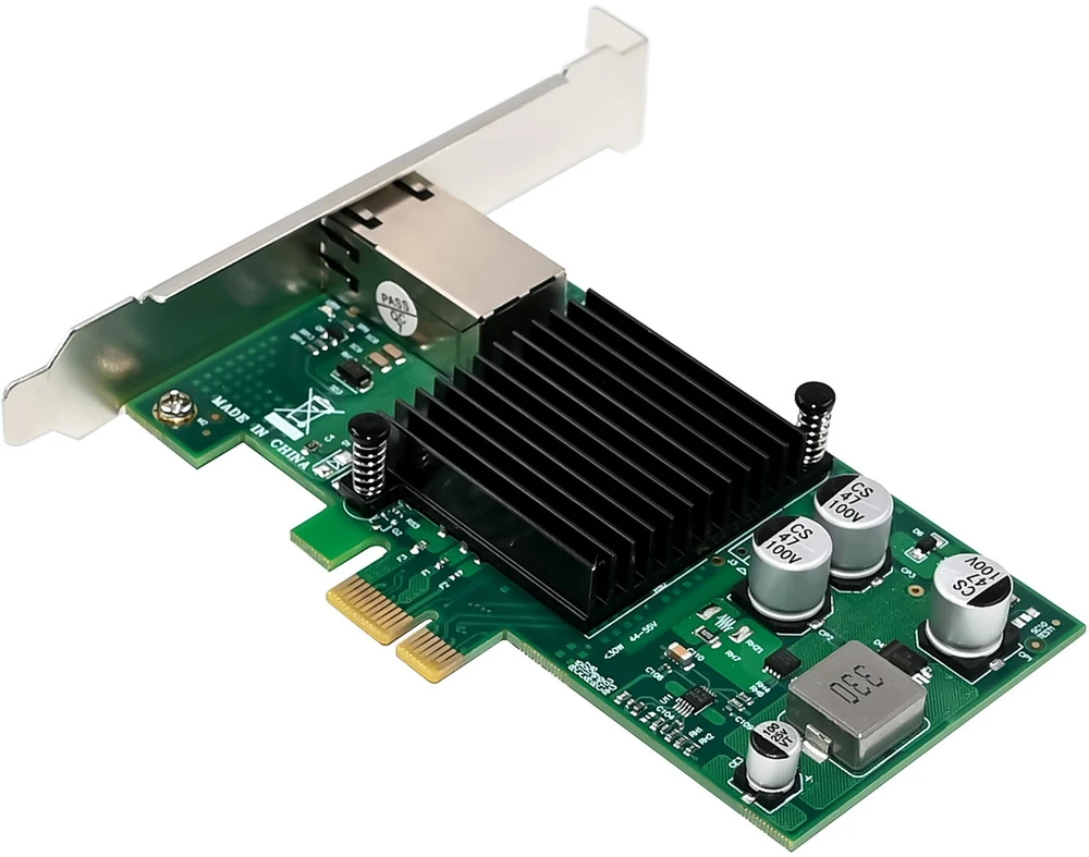 Karta jungiama į tinklą InLine ® Gigabit karta jungiama į tinklą, 1x RJ45 1 Gb/s, PCIe x1, PoE+