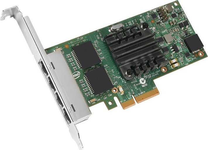 Intel 1Gb 4xRJ45 I350-T4 V2 masinis suderinamas
