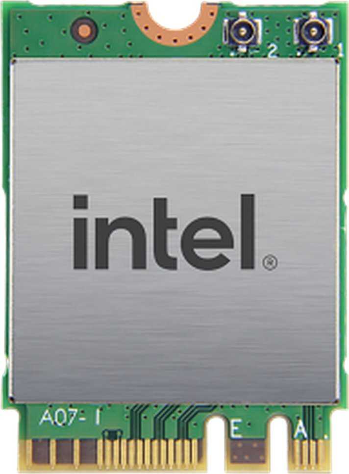 Intel „Wi-Fi 6 AX200“ (Gig+), vidinis, belaidis, PCI Express, WLAN, „Wi-Fi 6“ (802.11ax), 2400 Mbit/s