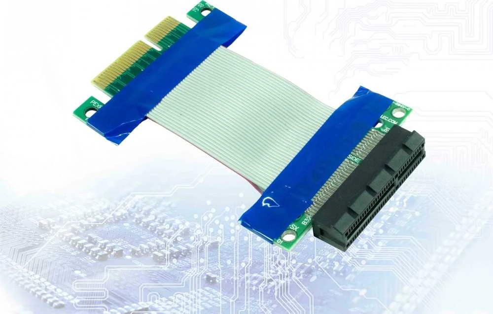 Inter-Tech kintamosios srovės plėstuvas PCIe x4 Flexibel