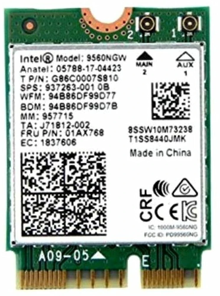 Lenovo Belaidė C sistemos plokštė IN 9560 80 NVM2 (5W10V25772)