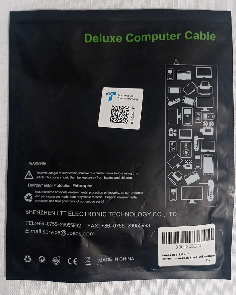 Ugreen Adapteris tinklo USB A 3.0 - RJ45 2.5G Gigabit