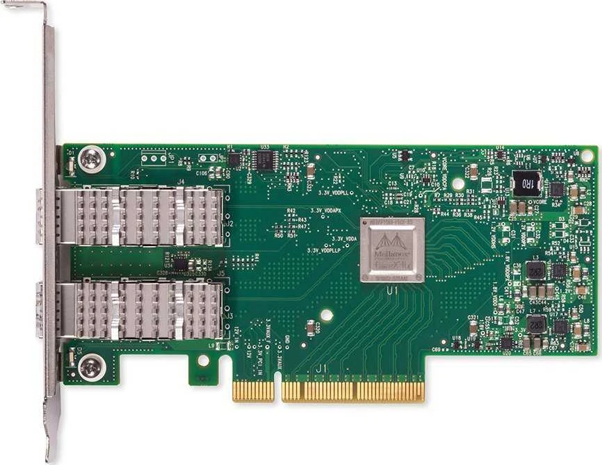 Karta jungiama į tinklą Mellanox ConnectX-4 Lx EN network interface card, 25GbE dual-port SFP28, PCIe3.0 x8, tall bracket