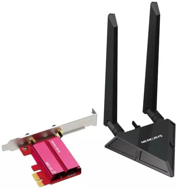 „Mercusys MA49BE BE9300“ trijų dažnių „WiFi7 PCIe“ adapteris